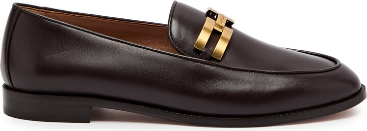 Aquazzura Brandi Leather Loafers ShopStyle - Main Image