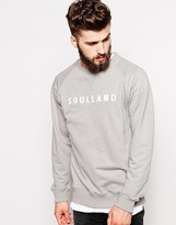 Thumbnail for your product : Soulland Sweatshirt with Embroidery - Grey