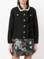 Thumbnail for your product : Simonetta Ravizza ruched denim jacket