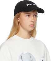 Thumbnail for your product : Palm Angels Black Corduroy Classic Logo Cap