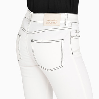 Alexander McQueen Low rise cropped jeans