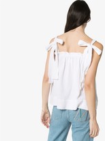 Thumbnail for your product : HONORINE Goldie shoulder tie top