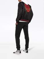 Thumbnail for your product : Kenzo Black Embroidered Tiger Bomber Jacket