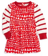 Thumbnail for your product : Stella McCartney Kids 'Luna' Heart Print Corduroy Dress (Baby Girls)