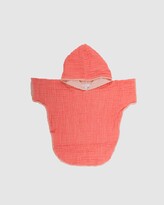 Thumbnail for your product : Chuchka Gowns - Crinkle Hooded Poncho Coral