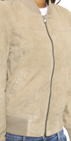 Thumbnail for your product : True Religion Suede Flight Jacket