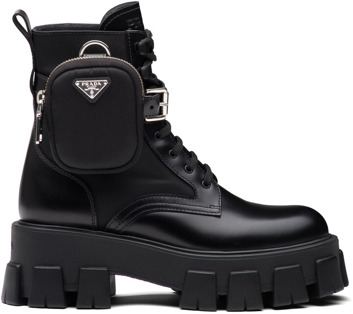 Prada Leather Boots | Shop the world's largest collection of 
