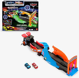 Disney Kids Cars Night Racing Track Playset