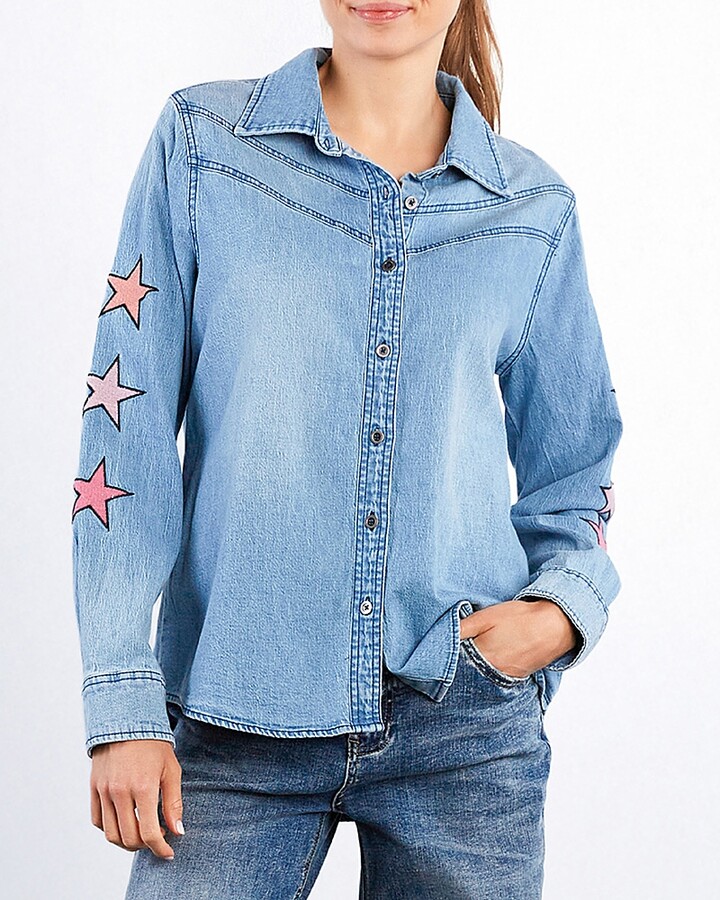 BILLY T The Stars Align Denim Shirt