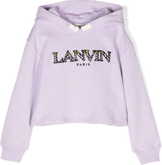 Lanvin Lilac Cotton Hoodie