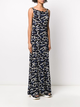 M Missoni Abstract Print Jersey Dress