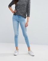 Thumbnail for your product : Only Royal Skinny Jeans With Raw Ankle Hem