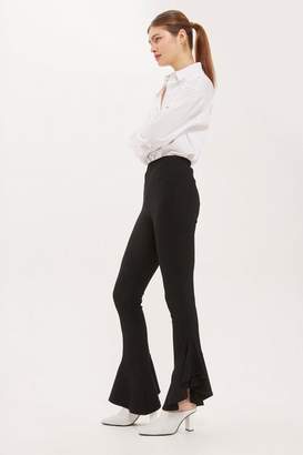 Topshop Tall Mermaid Frill Flare Trousers