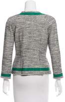 Thumbnail for your product : Marissa Webb Leather-Trimmed Tweed Jacket