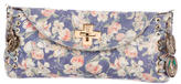 Thumbnail for your product : Roberto Cavalli Floral Suede Clutch