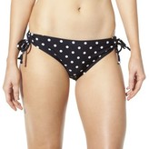 Thumbnail for your product : Mossimo Women's Mix and Match Polka Dot Keyhole Swim Bottom -Black
