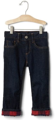Gap 1969 Flannel-Lined Straight Jeans