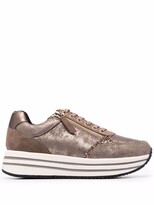 Thumbnail for your product : Geox Glitter-Detail Platform Sneakers