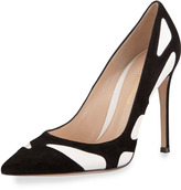 Thumbnail for your product : Gianvito Rossi Bicolor Butterfly Combo Pump, Black