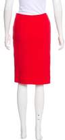 Thumbnail for your product : Giorgio Armani Wool Knee-Length Skirt