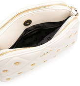 Thumbnail for your product : DKNY gold studded quilted shoulder bag