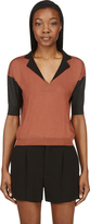 Thumbnail for your product : Marni Red & Black Cashmere V-Neck Sweater