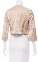 Thumbnail for your product : Tracy Reese Cropped Collarless Jacket w/ Tags