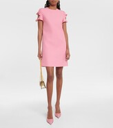 Thumbnail for your product : Valentino Crepe Couture bow-embellished minidress