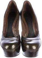 Thumbnail for your product : Marni Patent Platform Pumps