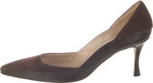 Manolo Blahnik Suede Pumps