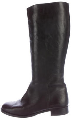 A.P.C. Leather Knee-High Boots