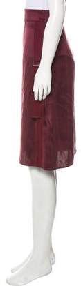 Public School Silk Knee-Length Skirt