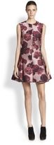 Thumbnail for your product : Giambattista Valli Silk Rose-Print Dress