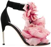 Thumbnail for your product : Alexander McQueen floral embellished sandals