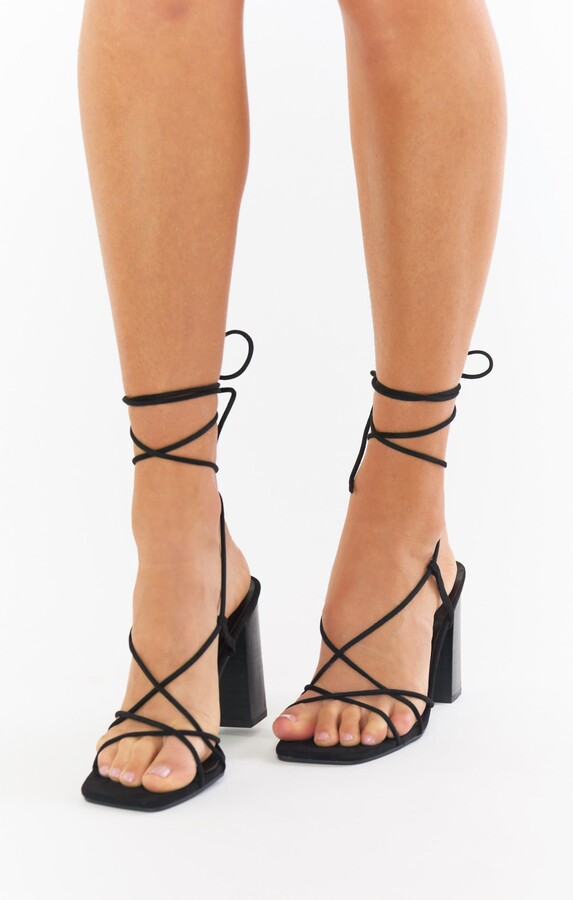 wrap strap sandals
