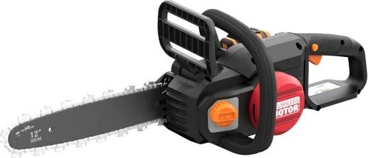 Worx Nitro WG350.1 20V Brushless 12" Battery Powered Cordless Chainsaw with 4.0 Ah PowerShare ProPlus battery