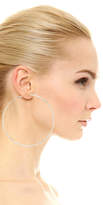 Thumbnail for your product : Kenneth Jay Lane Large Hoop Earrings