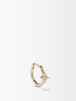 Thumbnail for your product : Otiumberg Sapphire & 9kt Gold Single Hoop Earring - Yellow Gold