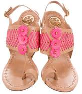 Thumbnail for your product : Tory Burch Leather Ankle Strap Sandals