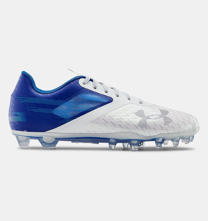 mens blue football cleats