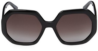 Longchamp 55MM Hexagon Sunglasses