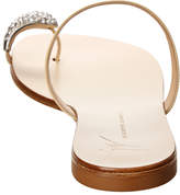 Thumbnail for your product : Giuseppe Zanotti Nuvo Rock Jeweled Toe Ring Leather Sandal