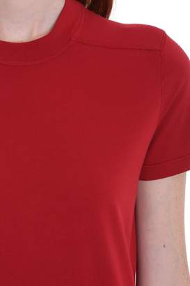 Drkshdw Crew Level Shor T-shirt In Red Cotton