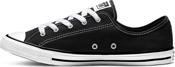 Converse Chuck Taylor All Star Dainty Womens Black Ox Trainers-UK 5 / EU 38  - ShopStyle