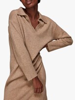 Thumbnail for your product : Whistles Wool Blend Collar Knitted Midi Dress