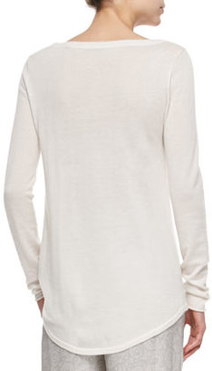 ATM Cashmere Boat-Neck Sweater