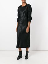 Thumbnail for your product : DKNY rear print midi dress