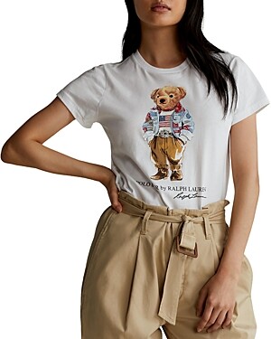 Ralph Lauren Polo Cotton Polo Bear Tee - ShopStyle T-shirts