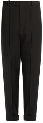 Isabel Marant Jo tapered-leg cropped wool trousers