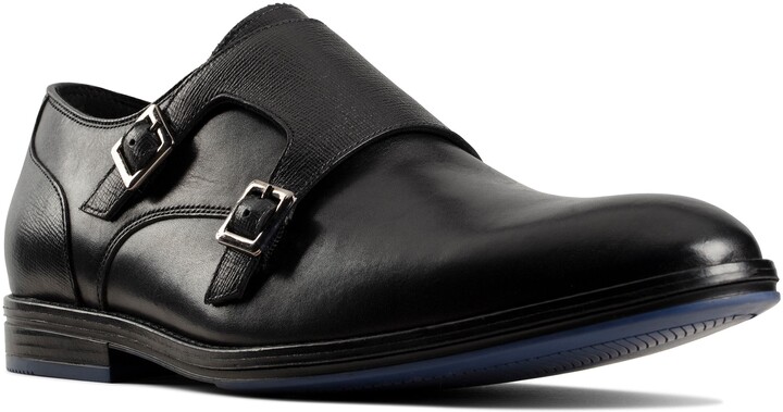 Clarks Citi Stride Double Monk Strap Shoe - ShopStyle Slip-ons & Loafers